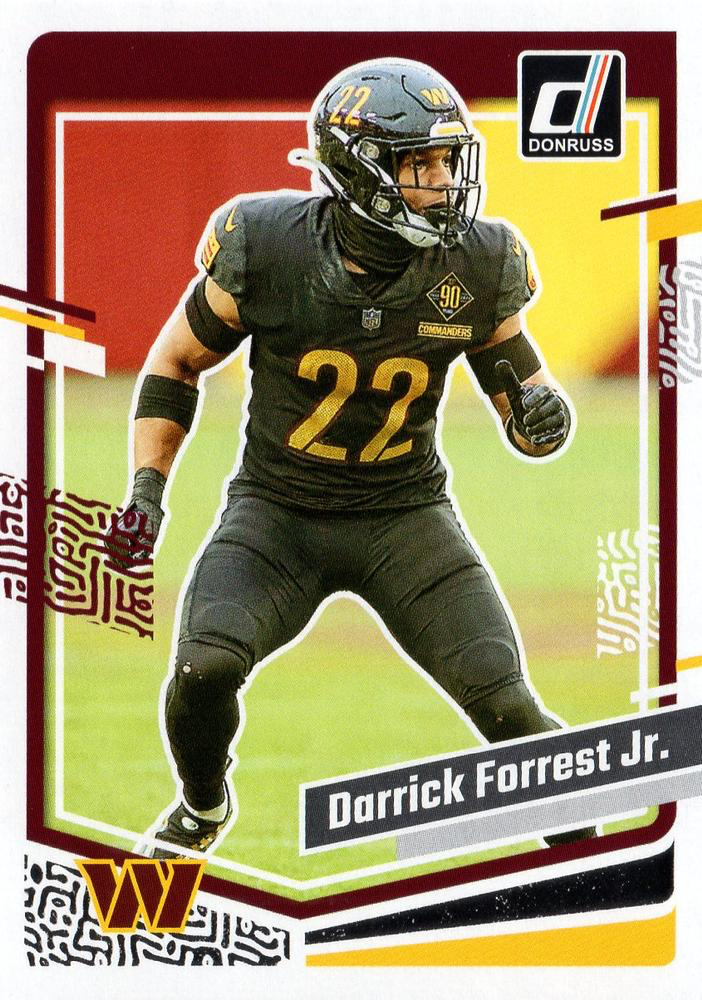 2023 Panini Donruss Darrick Forrest Jr. #296 Washington Commanders