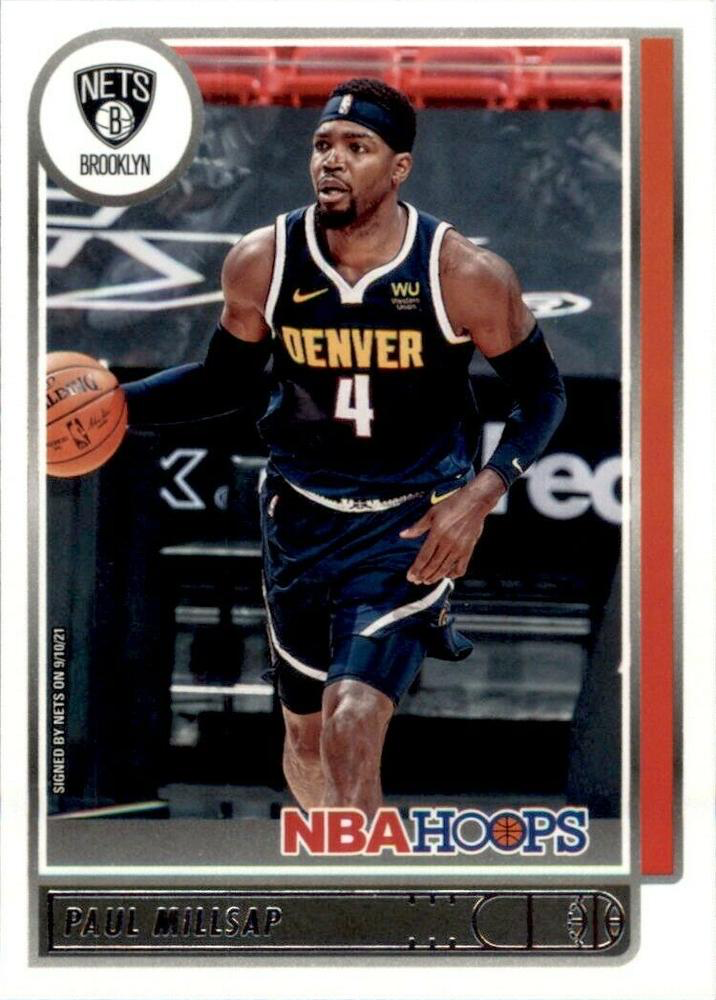 2021 Panini Hoops Paul Millsap #41 Brooklyn Nets