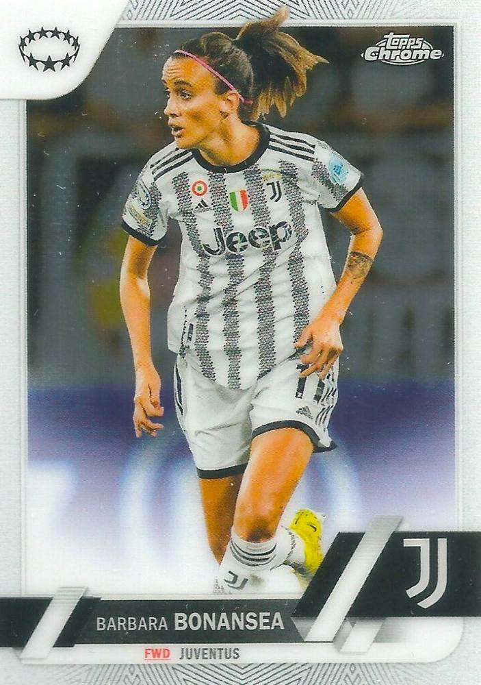 2022 Topps Chrome UCC Women's Barbara Bonansea #75 Juventus