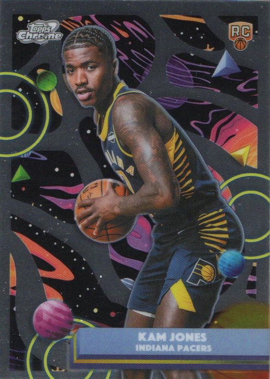 2025 Topps Chrome Cosmic Kam Jones RC #31 Indiana Pacers