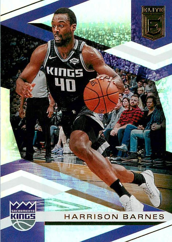2019 Panini Donruss Elite Harrison Barnes #10 Sacramento Kings