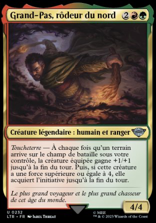 2023 Magic MTG Le Seigneur des Anneaux Grand-Pas rôdeur du nord LTR #232