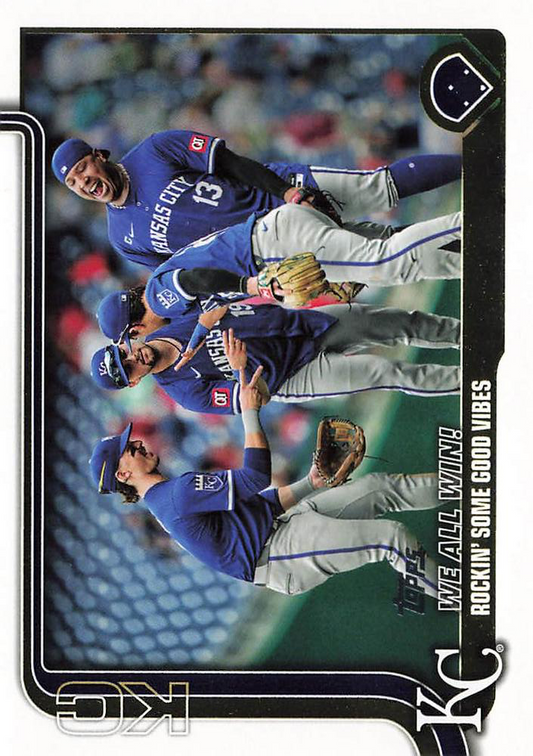 2025 Topps Series 2 Salvador Perez Combo Card/Checklist Kansas City Royals #436