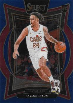 2024 Panini Select Jaylon Tyson RC Blue #77 Cleveland Cavaliers