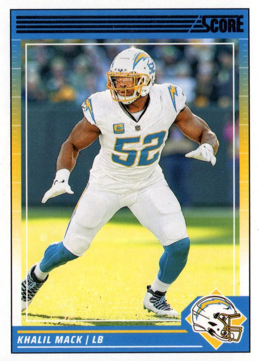 2024 Panini Score Football Khalil Mack Los Angeles Chargers #166
