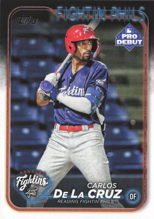 2024 Topps Pro Debut Carlos De La Cruz #PD-51 Reading Fightin Phils