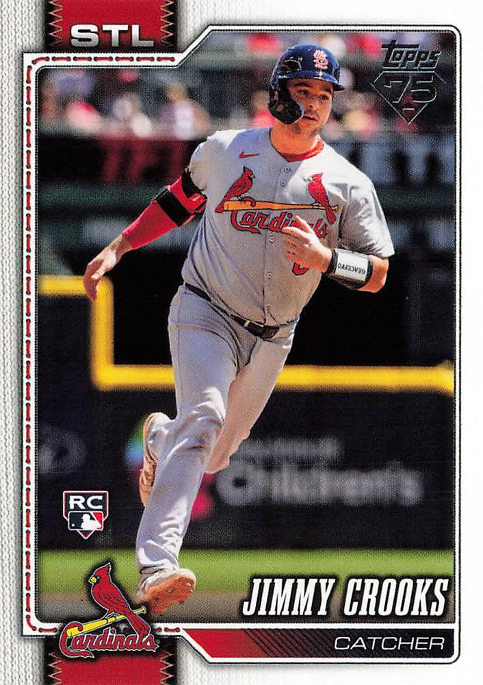 2026 Topps Series 1 Jimmy Crooks RC #73 St. Louis Cardinals
