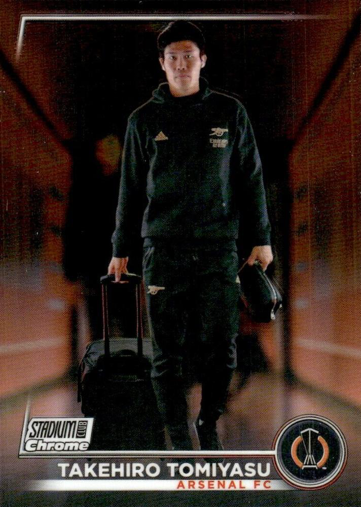 2022 Topps Stadium Club Chrome UCC Takehiro Tomiyasu #79 Arsenal FC