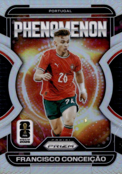 2026 Panini Prizm FIFA World Cup Phenomenon Silver Francisco Conceicao #6 Portugal