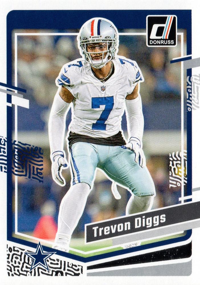 2023 Panini Donruss Trevon Diggs #82 Dallas Cowboys