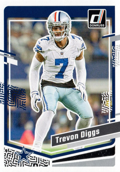2023 Panini Donruss Trevon Diggs #82 Dallas Cowboys