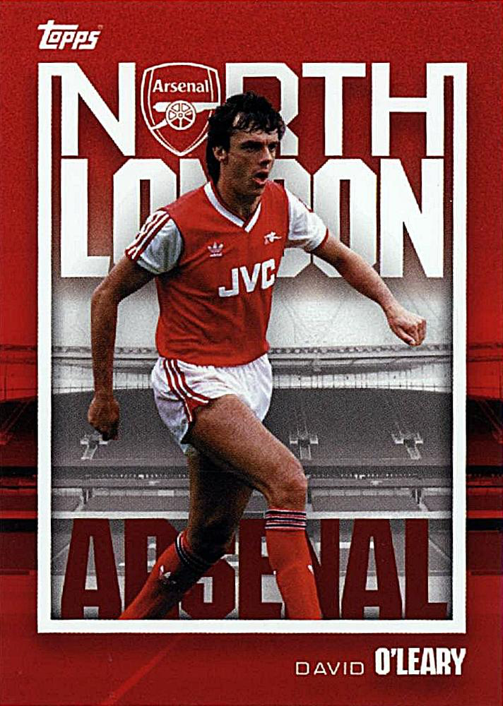 2023 Topps Arsenal Team Set David O'Leary North London Forever #34 Arsenal FC