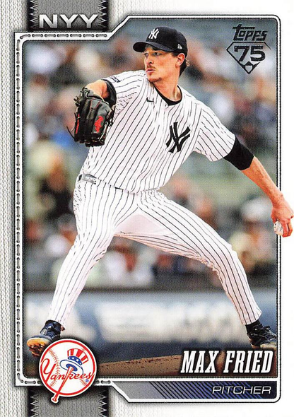 2026 Topps Series 1 Max Fried #270 New York Yankees