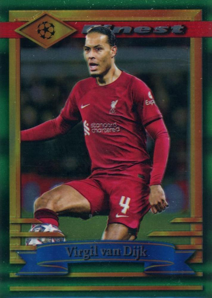 2022 Topps Finest Flashbacks UCC Virgil van Dijk #67 Liverpool