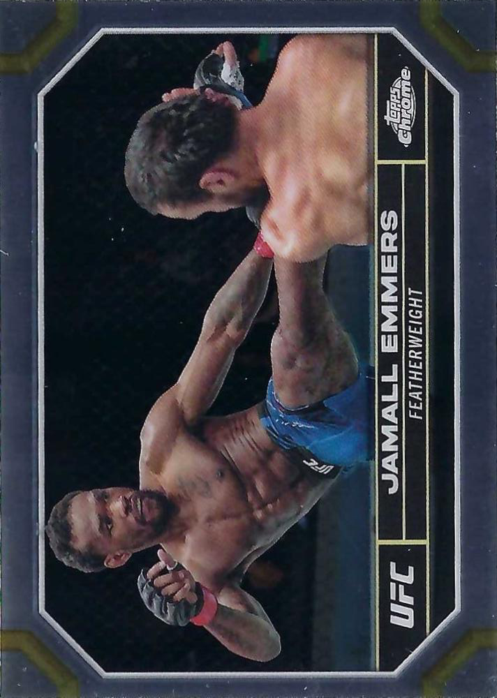2024 Topps Chrome UFC Jamall Emmers RC #90