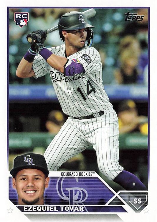 2023 Topps Series 2 Ezequiel Tovar RC Colorado Rockies #651