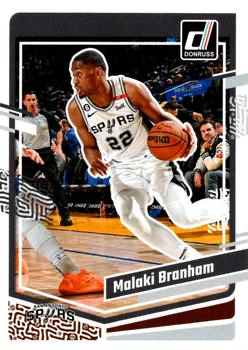 2023 Panini Donruss Malaki Branham #96 San Antonio Spurs