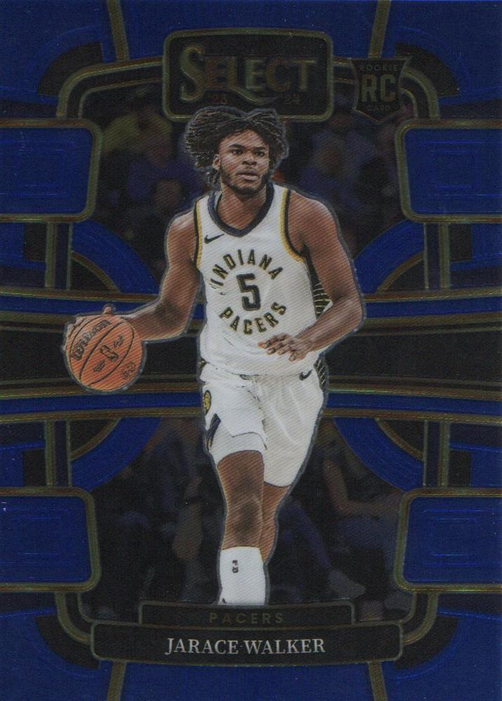 2023 Panini Select NBA Blue Jarace Walker RC #86 Indiana Pacers