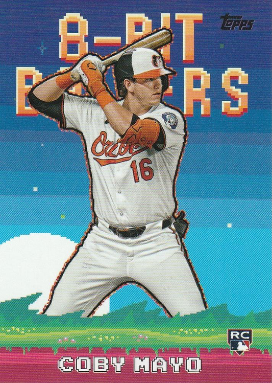 2025 Topps Series 1 8-Bit Ballers Coby Mayo Baltimore Orioles #8B-18