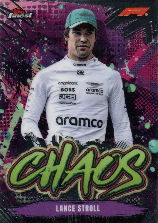2024 Topps Finest Formula 1 Lance Stroll Chaos #CH-12 Aston Martin