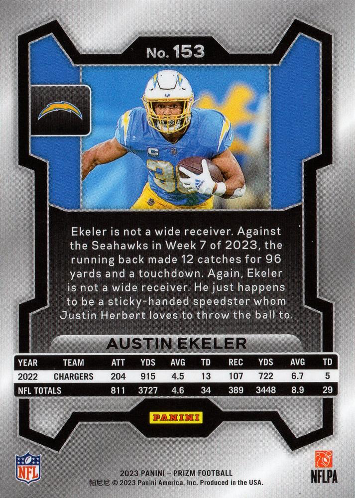 2023 Panini Prizm Austin Ekeler Los Angeles Chargers #153