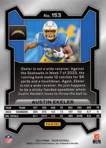 2023 Panini Prizm Austin Ekeler Los Angeles Chargers #153