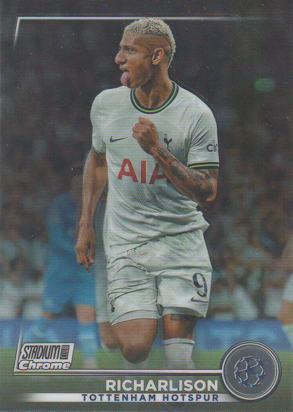 2022 Topps Stadium Club Chrome UCC Richarlison #4 Tottenham Hotspur