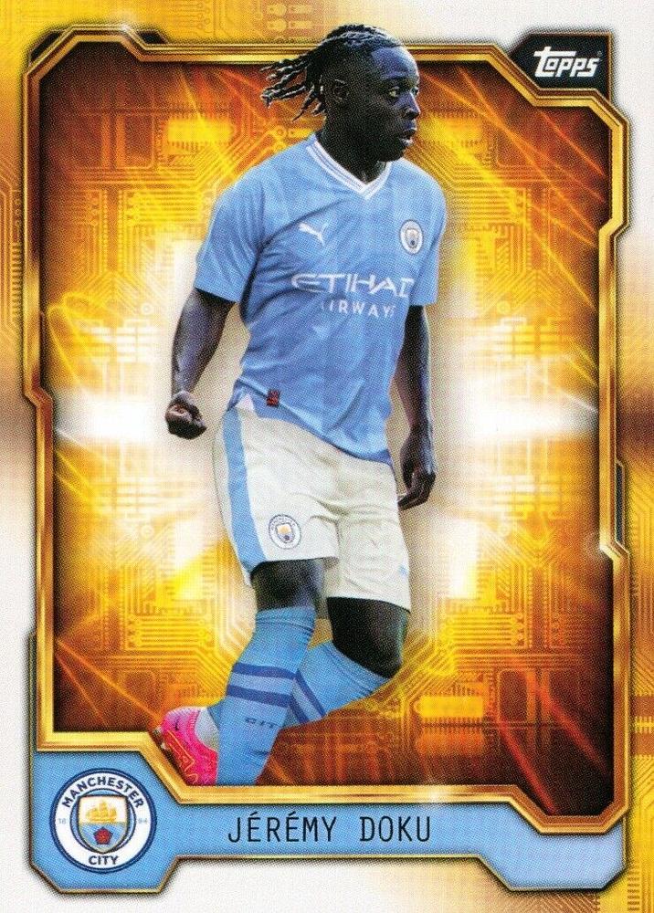 2023 Topps Manchester City Fan Set Golden Future Jérémy Doku #MANG-1