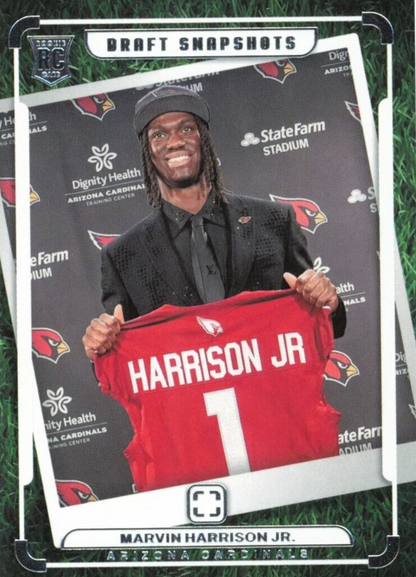 2024 Panini Photogenic Draft Snapshots Marvin Harrison Jr. #4 Arizona Cardinals