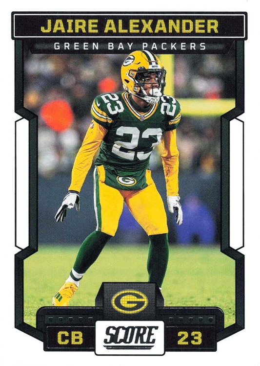 2023 Panini Score Football Jaire Alexander Green Bay Packers #96