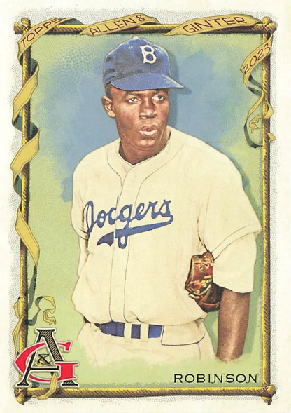 2023 Topps Allen & Ginter Jackie Robinson Brooklyn Dodgers #64