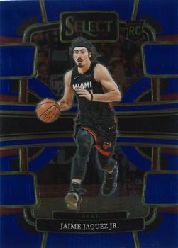 2023 Panini Select NBA Blue Jaime Jaquez Jr. RC #100 Miami Heat