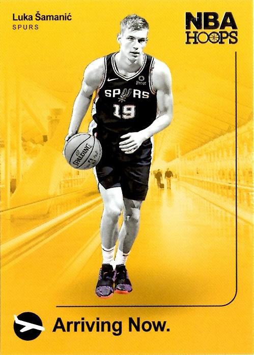 2019 Panini Hoops Arriving Now Luka Samanic #19 San Antonio Spurs