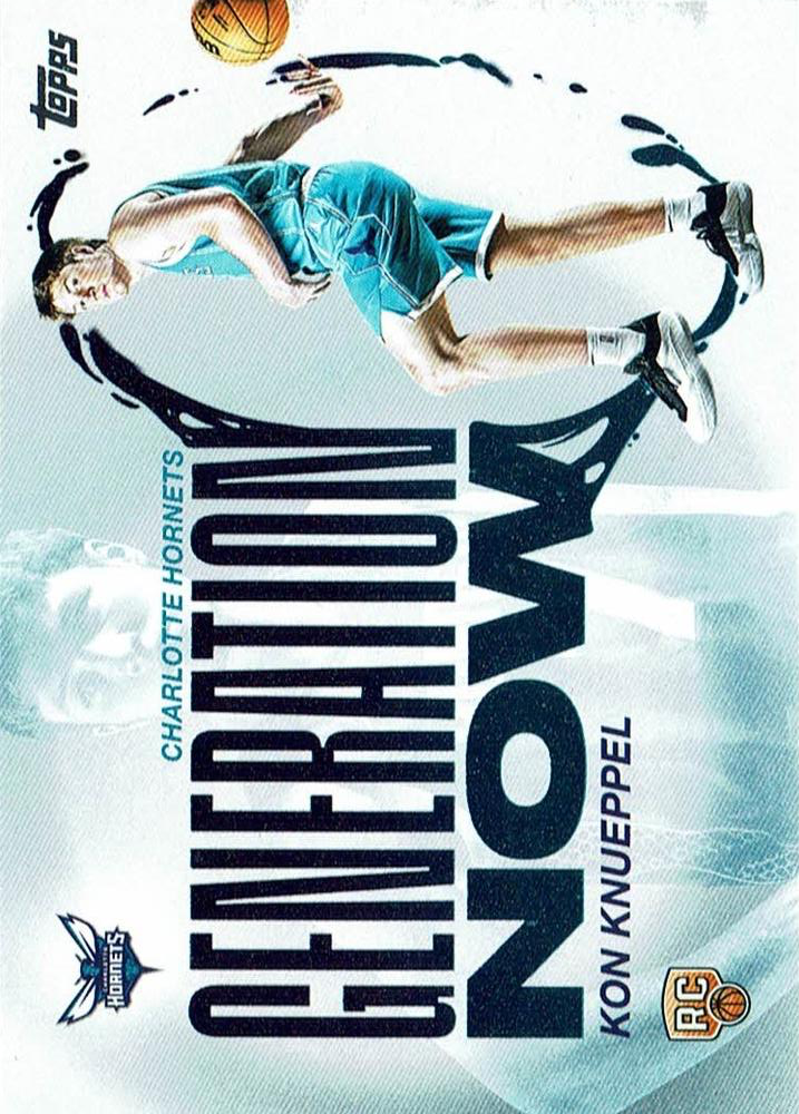 2025 Topps NBA Generation Now Kon Knueppel GN-4 Charlotte Hornets