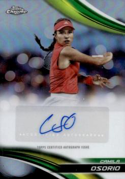 2025 Topps Chrome Tennis Refractor Autograph Camila Osorio #CA-COO
