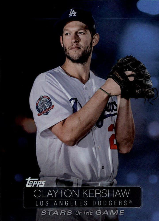 2019 Topps Series Stars of the Game Clayton Kershaw #SSB-68 Los Angeles Dodgers