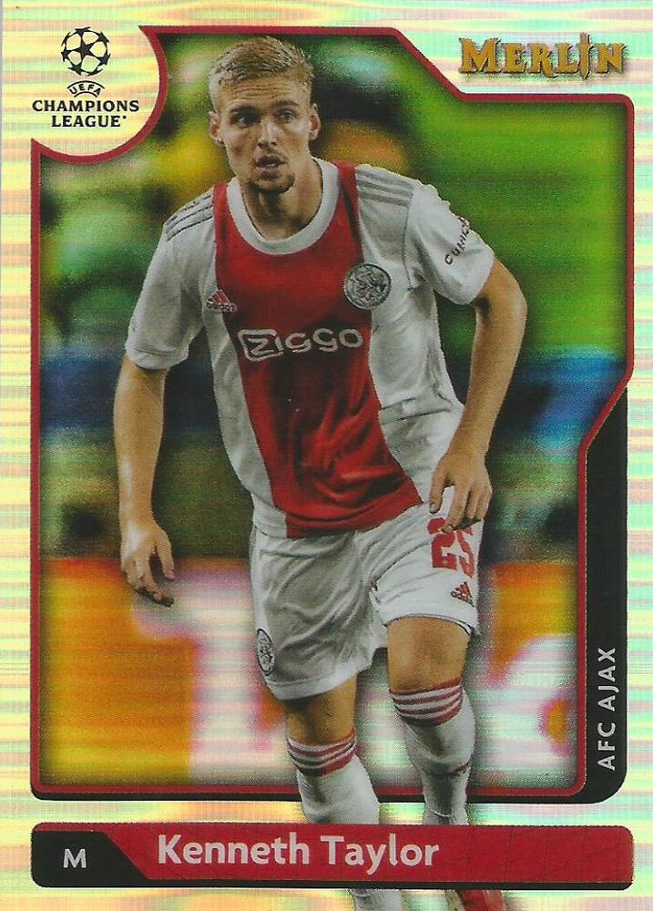 2021 Topps Merlin UEFA Club Competitions Refractor Kenneth Taylor #47 Ajax