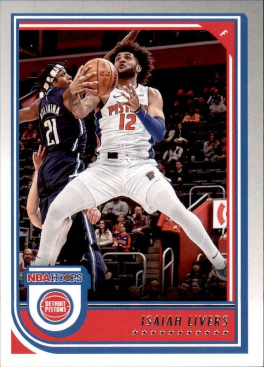 2022 Panini Hoops Isaiah Livers #65 Detroit Pistons