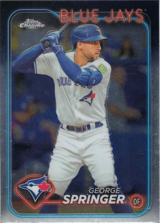 2024 Topps Chrome George Springer Toronto Blue Jays #134
