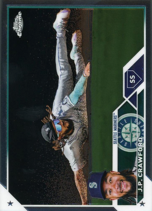 2023 Topps Chrome J.P. Crawford Seattle Mariners #156