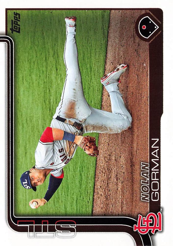 2025 Topps Series 2 Nolan Gorman #510 St. Louis Cardinals