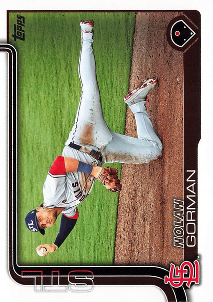 2025 Topps Series 2 Nolan Gorman #510 St. Louis Cardinals