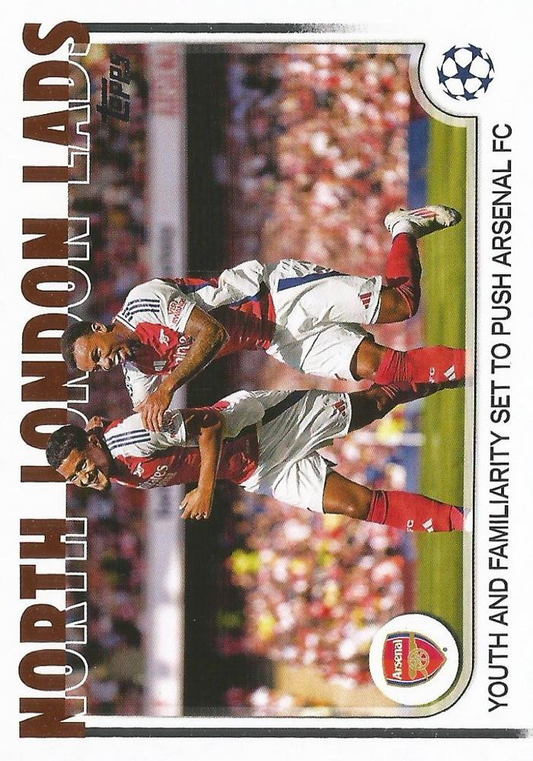 2024 Topps UCC North London Lads CC CL #187 Arsenal FC