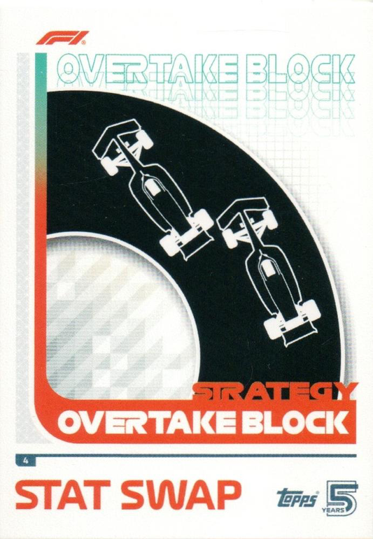 2024 Topps Turbo Attax F1 Overtake Block #4