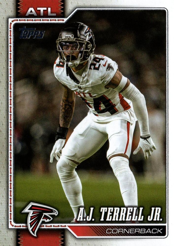 2026 Topps Flagship A.J. Terrell #9 Atlanta Falcons