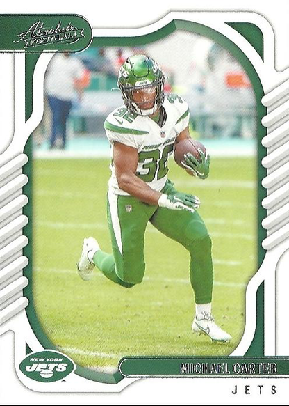 2022 Panini Absolute Michael Carter #100 New York Jets