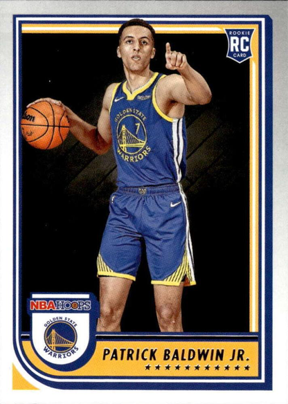 2022 Panini Hoops Patrick Baldwin Jr. RC #257 Golden State Warriors