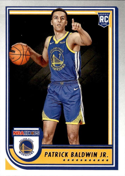 2022 Panini Hoops Patrick Baldwin Jr. RC #257 Golden State Warriors