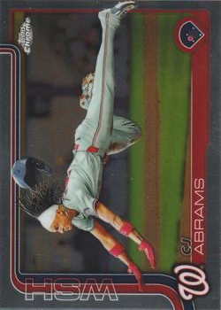 2025 Topps Chrome MLB CJ Abrams #176 Washington Nationals