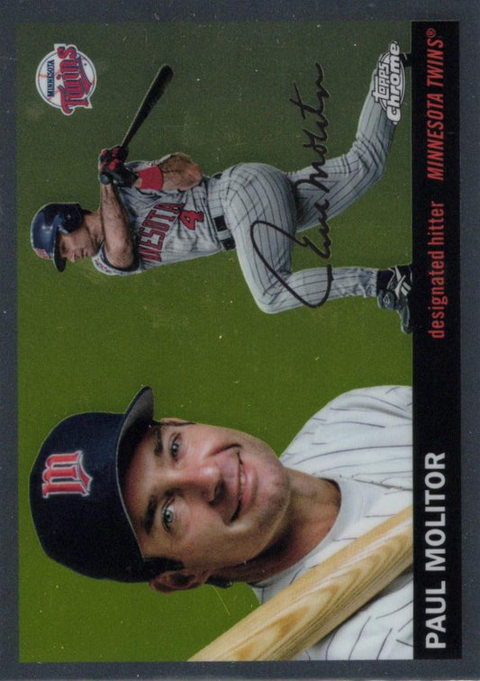 2025 Topps Chrome Platinum Paul Molitor #433 Minnesota Twins